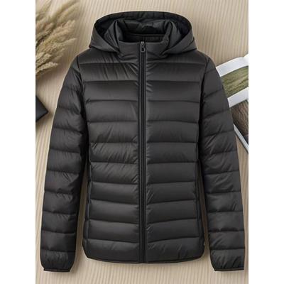 2025新款女短款羽绒棉服轻薄棉衣修身轻便棉袄工作服外套冬季防寒