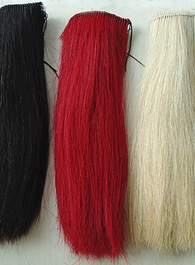 包邮纯马尾牛尾纤维枪缨表演枪缨红缨枪樱子真马尾枪缨加长加宽