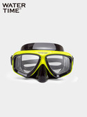 备 WaterTime潜水镜成人男女护鼻防呛水游泳浮潜面具自由潜训练装