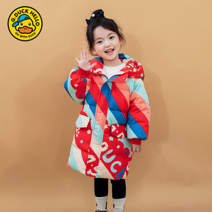加厚G.DUCKKIDS儿童中长款羽绒服