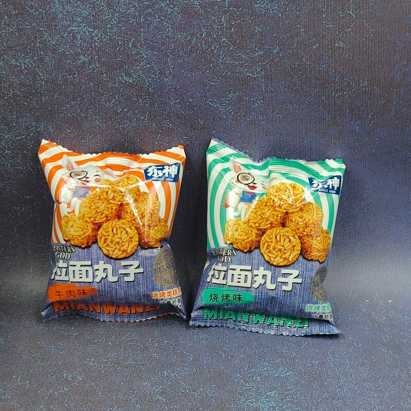 东神拉面丸子烧烤味牛肉味干脆面丸子面散称干脆点心面零食小吃图片