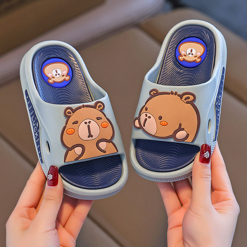 卡皮巴拉儿童拖鞋男童夏季2025新款大童男孩凉拖鞋小童软底防滑,童鞋/婴儿鞋/亲子鞋,儿童凉拖鞋,淘宝优惠券,粉丝福利购,淘宝优惠卷