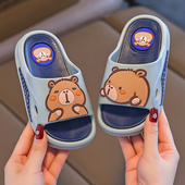 卡皮巴拉儿童拖鞋 小童软底防滑 大童男孩凉拖鞋 男童夏季 2025新款
