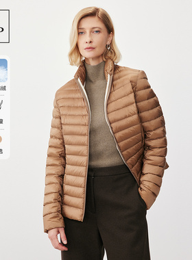 Marc O'Polo/MOP冬季新款时尚白鹅绒短款轻暖时髦羽绒服女士外套