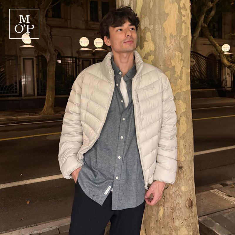 Marc O'Polo/MOP2026冬季新款简约气质轻薄羽绒服立领保暖外套男