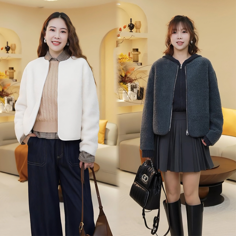 【大乐严选】8号【宣璐同款】MOP冬季绵羊毛静奢小香风外套,女装/女士精品,短外套,淘宝优惠券,粉丝福利购,淘宝优惠卷