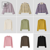 汤圆TOYO MOP新品 舒适打底半高领长袖 羊毛针织衫 女