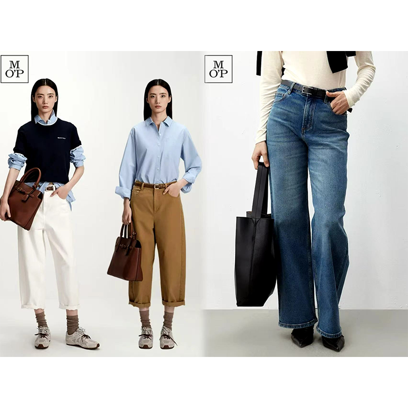 【大乐严选】2026春季新款直筒洗水棉仿牛仔弯刀休闲裤气球裤,女装/女士精品,牛仔裤,淘宝优惠券,粉丝福利购,淘宝优惠卷