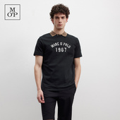 纯棉圆领水洗logo宽松短袖 Polo Marc MOP夏季 新款 T恤男士