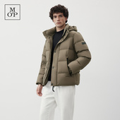 气质可脱卸短款 Polo Marc MOP冬季 新款 连帽羽绒服男士 保暖外套