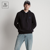 Polo MOP2025秋季 Marc 新款 全棉350G毛圈布连帽3D刺绣基础卫衣