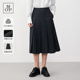 100%绵羊毛 MOP冬季 Marc Polo 新款 静奢风百褶半身裙女半裙