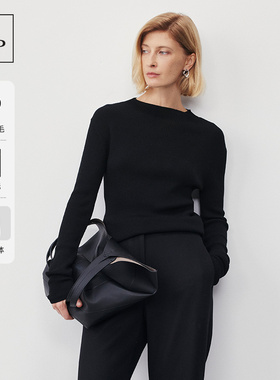 【100%绵羊毛】Marc O'Polo/MOP 2025春季新款时尚可机洗针织衫女