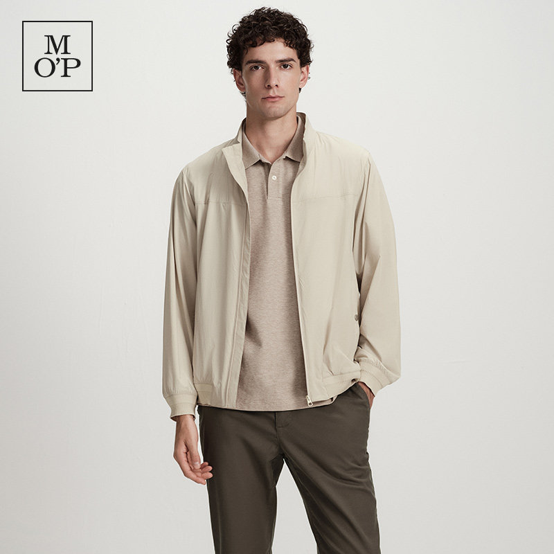 MarcO'Polo/MOP2026春季新款简约休闲立领防晒服男士轻薄透气夹克