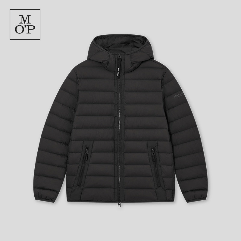 Marc O'Polo2026冬季新款连帽轻薄气质排骨鹅绒羽绒服男保暖外套