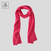 围巾时尚 Marc 保暖针织披肩女 MOP2025新款 气质绵羊毛长款 Polo