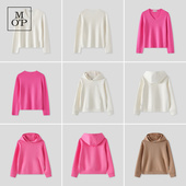 纯色简约时尚 上衣多色连帽卫衣 2024秋季 新款 汤圆TOYO MOP