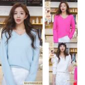 宣璐同款 时尚 Marc Polo 女秋新款 MOP毛针织衫 纯棉女士上衣