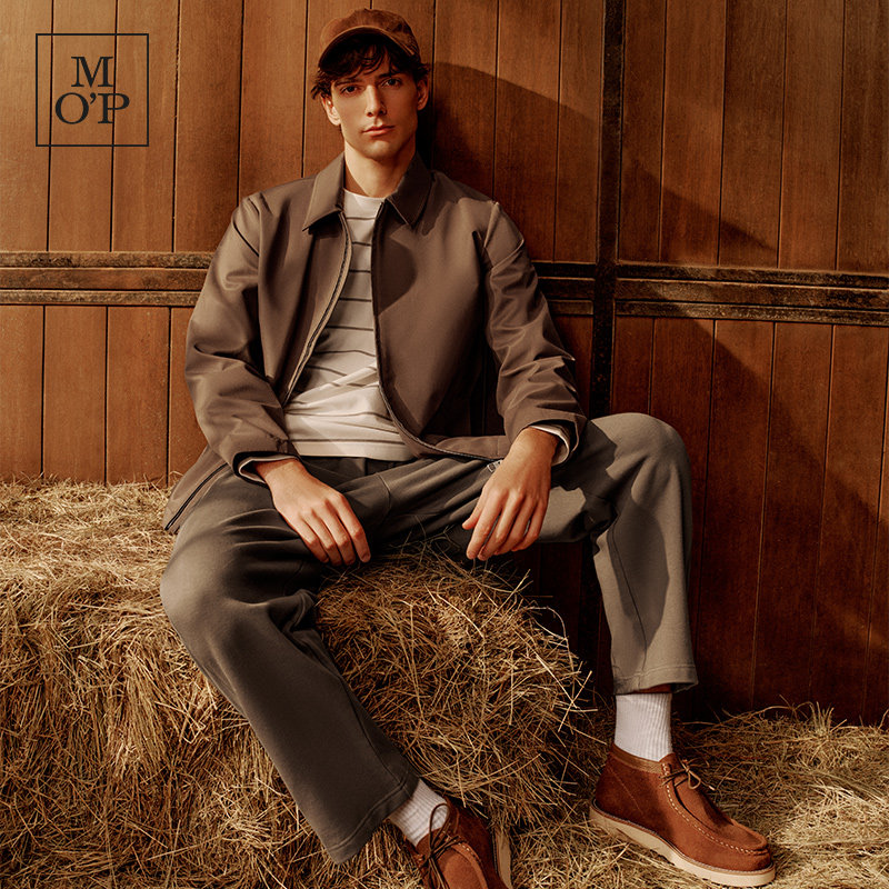 Marc O'Polo/MOP2026春季新款美拉德复古风简约休闲夹克男士外套
