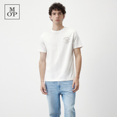 前胸印花简约质感纯棉短袖 Marc T恤男上衣 MOP2025夏季 新款 Polo