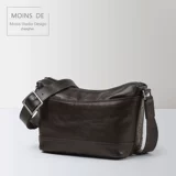 Японская кожаная сумка на одно плечо, сумка через плечо, из натуральной кожи