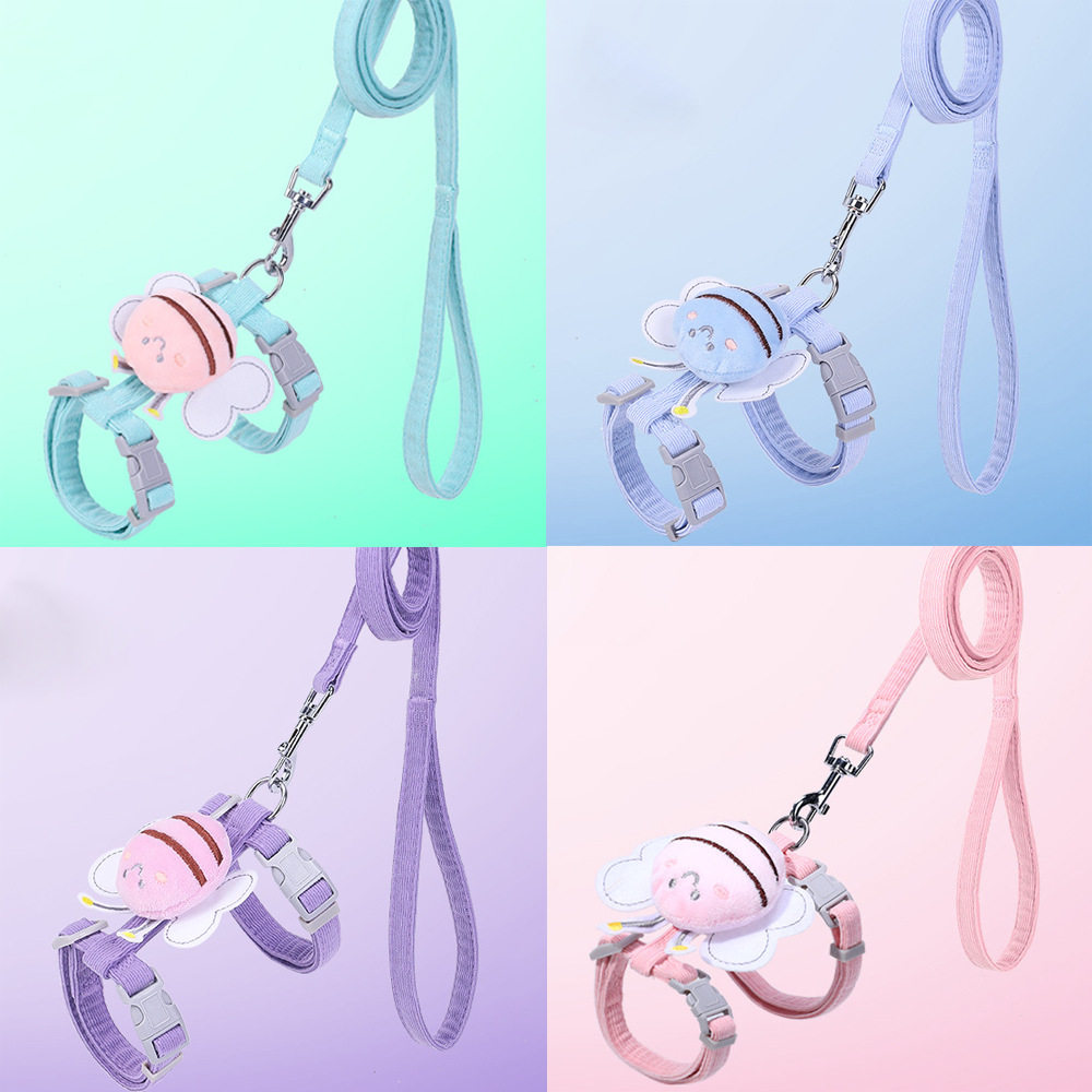 猫咪工字型网红可调节胸背牵引绳防挣脱外出专用拴溜猫绳溜猫