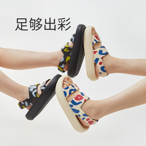 优调夏季凉鞋运动感外平底