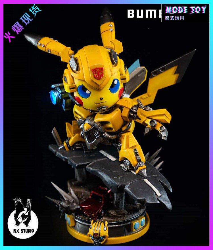 【模式玩具 MODE TOY】NC 变形金刚系列大黄蜂变皮 变装皮卡丘 GK