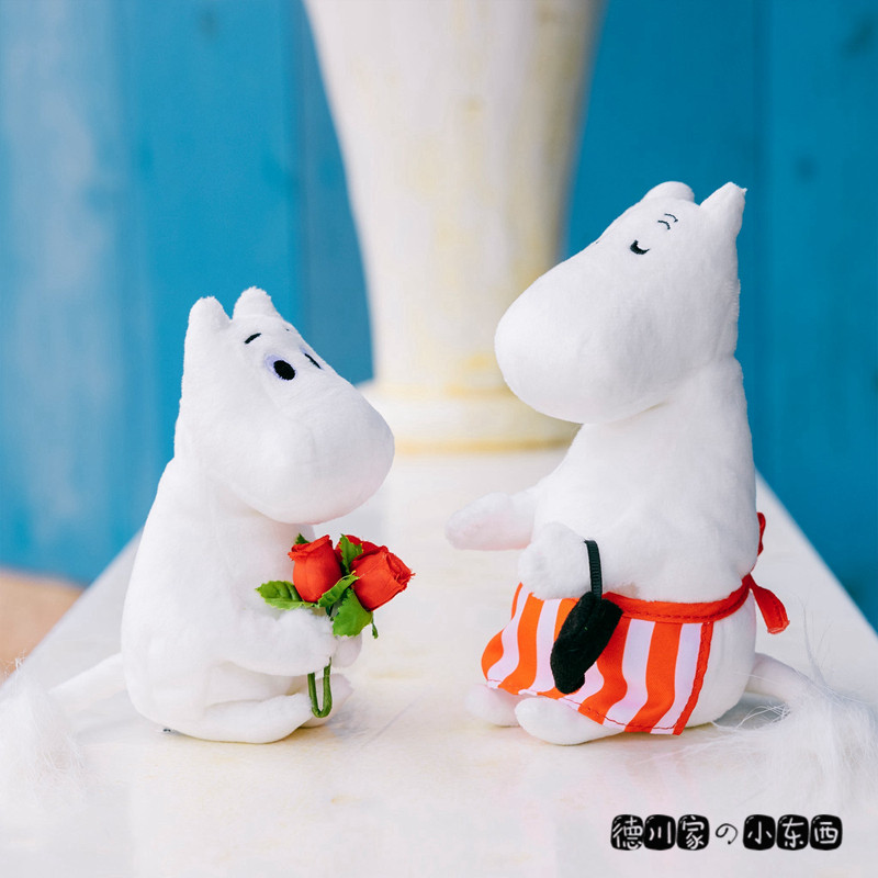 日本代购 moomin 姆明 妈妈 母亲节 可爱 毛绒玩具 公仔 娃娃玩偶