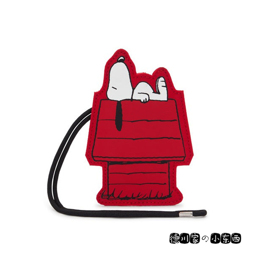 日本代购 snoopy 史努比 联名 房子 红色 卡包 卡套 IC卡 挂牌