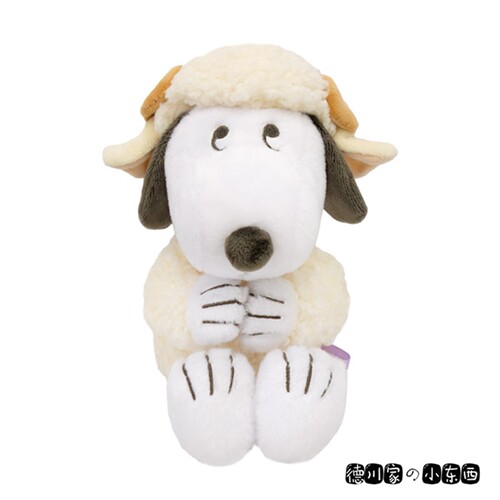 日本代购 动漫 毛绒公仔 娃娃 玩偶 snoopy 史努比 2027 羊年生肖