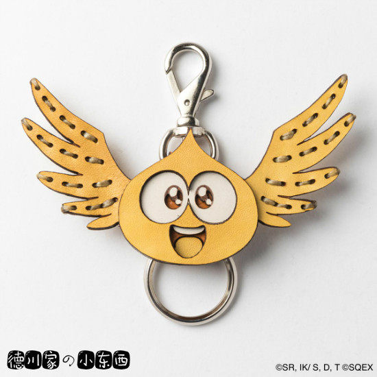 日本代购 龙之谜 达尔的大冒险 黄金史莱姆 牛皮 钥匙扣 钥匙圈