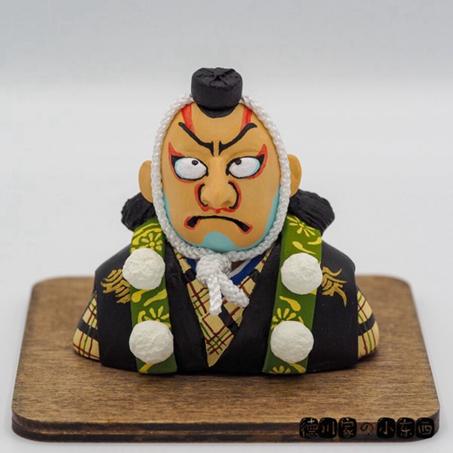 日本代购 匠人手工 歌舞伎人偶 武藏坊弁庆 居酒屋 日料店 小摆件