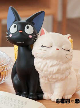 日本代购 动漫 手办景品 小物收纳 树脂摆件 魔女宅急便 黑猫吉吉