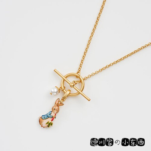 日本代购 彼得兔 Peter Rabbit 小兔 可爱 合金 时尚 项链 吊坠