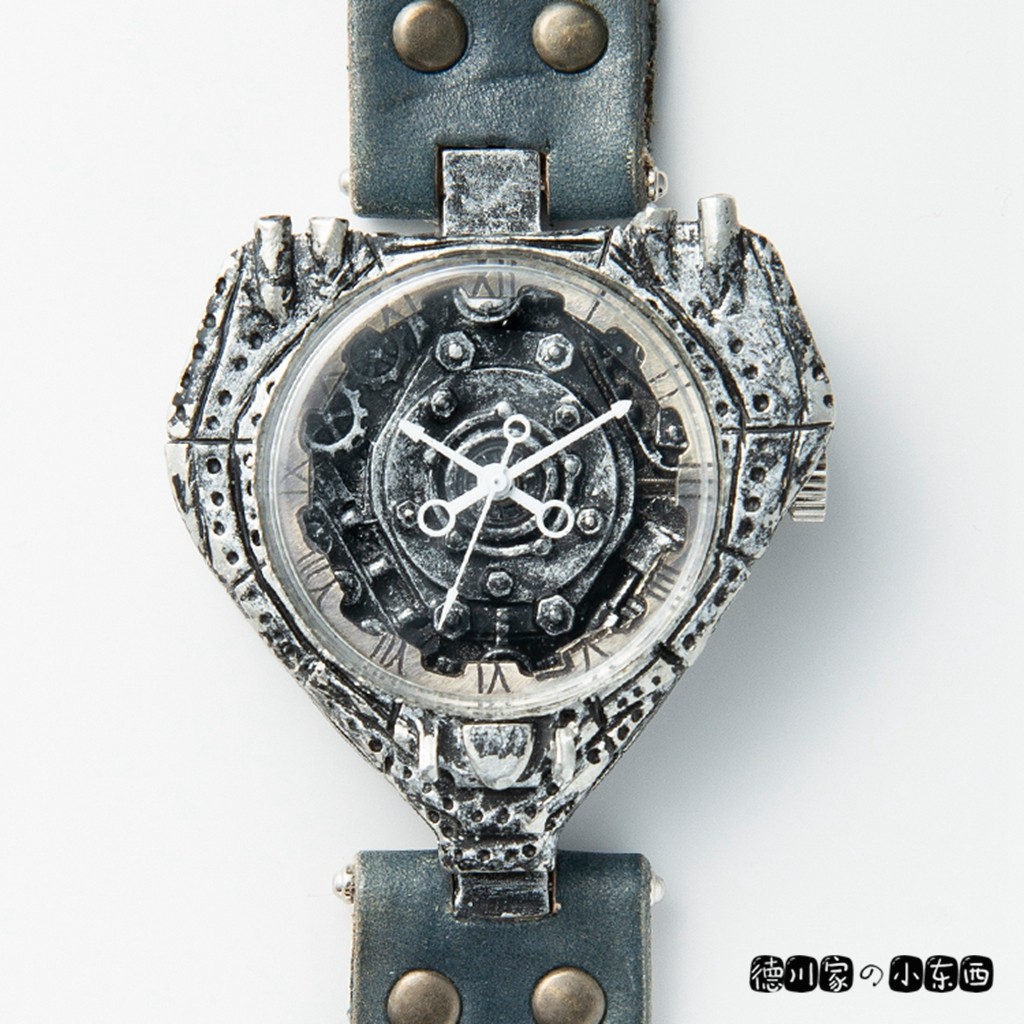 日本代购 未来少年柯南 巨大飞船 银灰色 休闲时尚 卡通手表 腕表