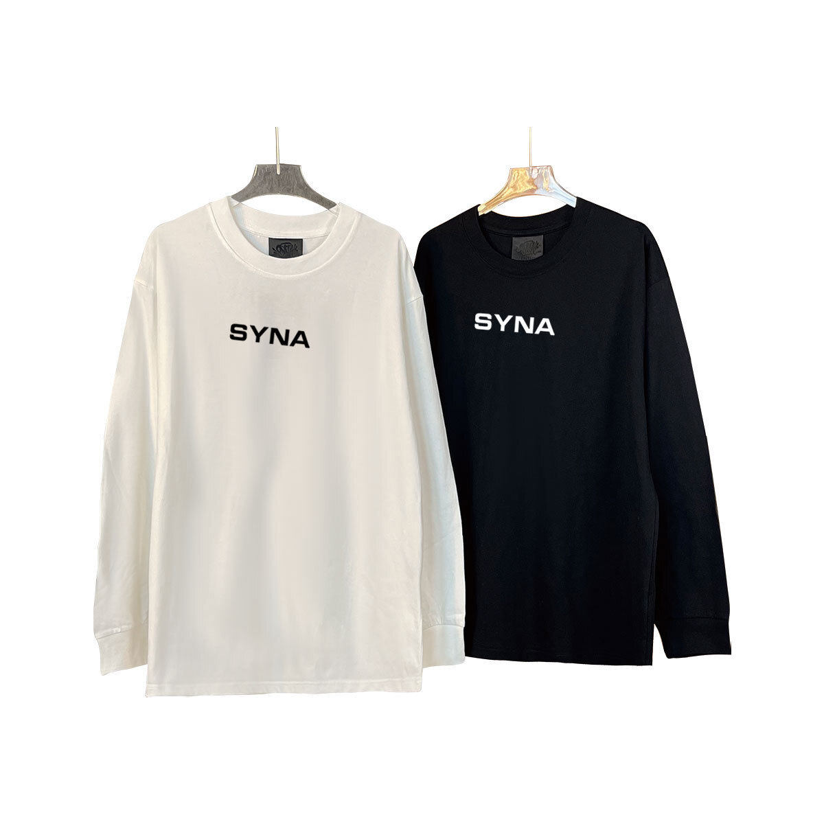 长袖T恤美式嘻哈男女宽松情侣