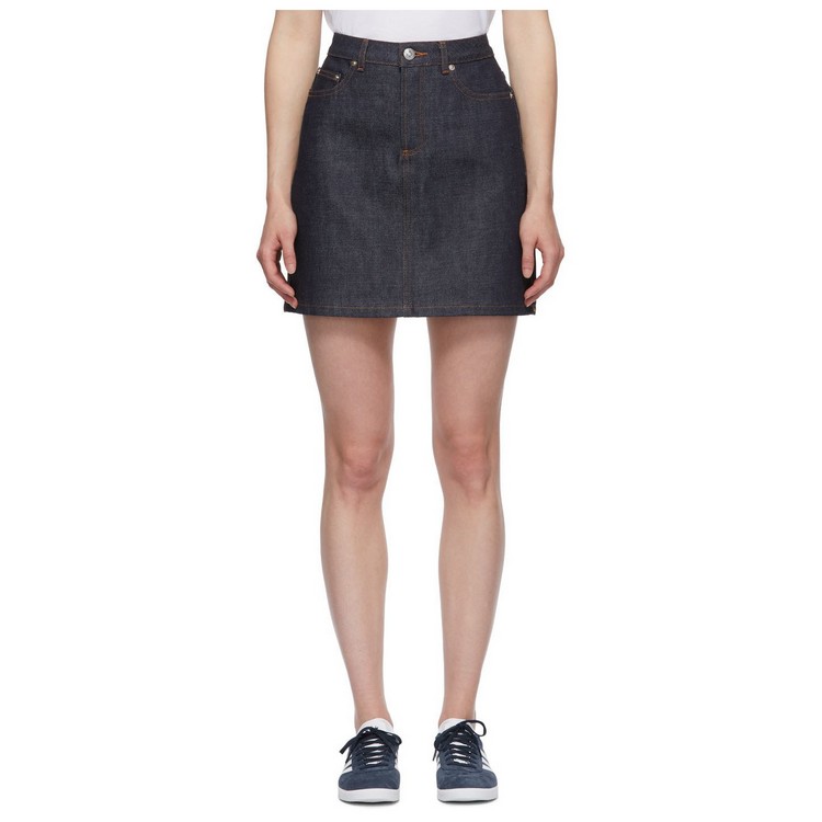 A.P.C./女士棉靛蓝色迷你裙 190726ss1261在类目 女装/女士精品, 半身裙中 - 来自Buy2taobao.com提供专业的淘宝代购服务