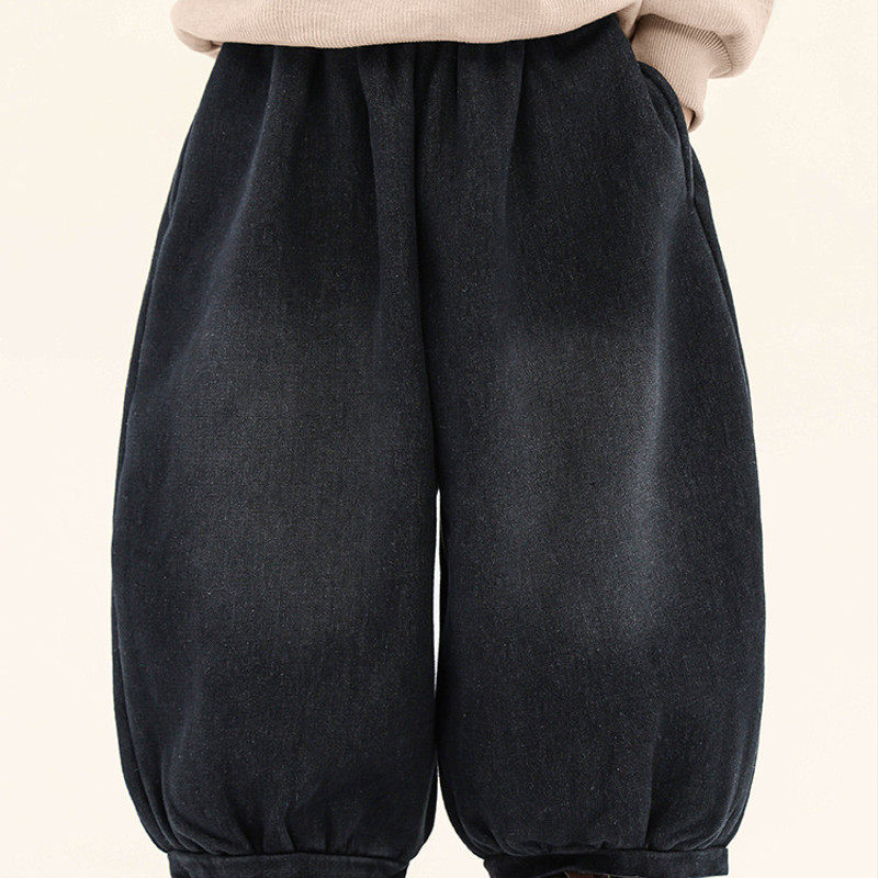 男童加绒牛仔裤冬款中小童韩版灯笼裤保暖幼儿园舒适,童装/婴儿装/亲子装,儿童牛仔衬衫,淘宝优惠券,粉丝福利购,淘宝优惠卷