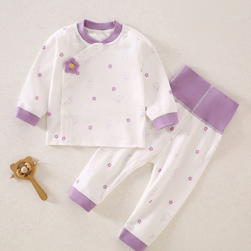 婴儿A类分体睡衣套装新生儿秋衣秋裤高腰裤内衣秋季保暖舒适,童装/婴儿装/亲子装,泳衣裤,淘宝优惠券,粉丝福利购,淘宝优惠卷