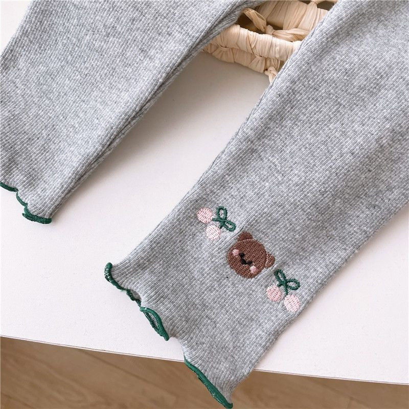 2025新款女童夏装刺绣打底裤外穿小脚设计薄款裤子,童装/婴儿装/亲子装,打底裤,淘宝优惠券,粉丝福利购,淘宝优惠卷