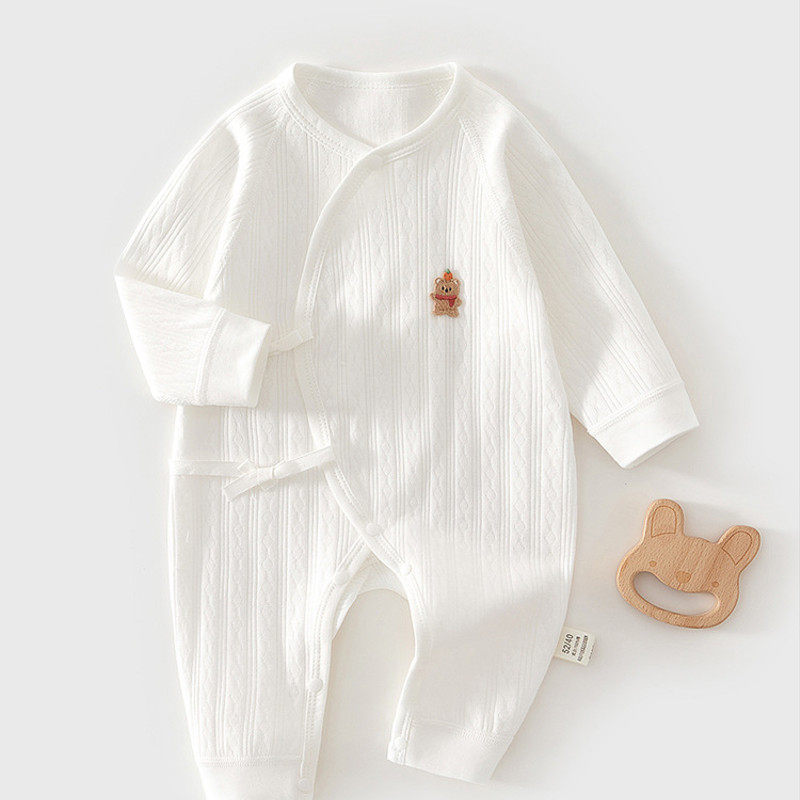 婴儿连体衣春秋新生儿四季款和尚服初生满月宝宝开襟系带,童装/婴儿装/亲子装,连身衣/爬服/哈衣,淘宝优惠券,粉丝福利购,淘宝优惠卷
