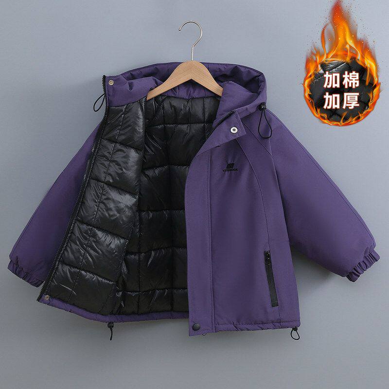男女童冬季棉服2026新款加厚冬装棉衣秋冬款中大儿童棉袄外套潮
