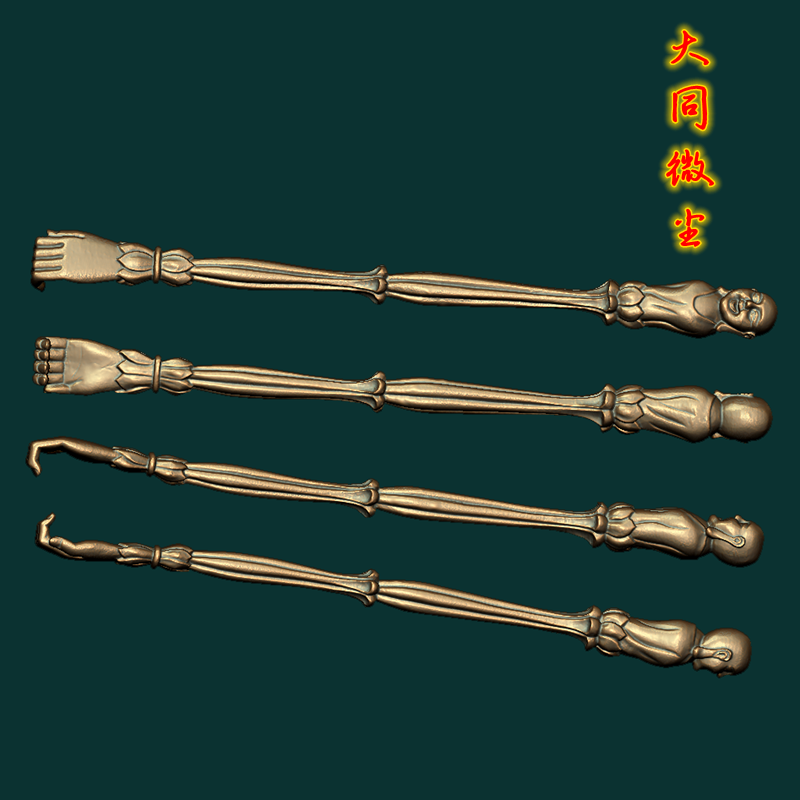 三维立体图 圆雕图 四轴  3D打印图 STL 模型  佛手痒痒挠