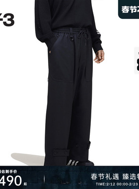 [2026春季新款]Y-3/Y3山本耀司男士时尚休闲宽松阔腿裤长裤KH3213