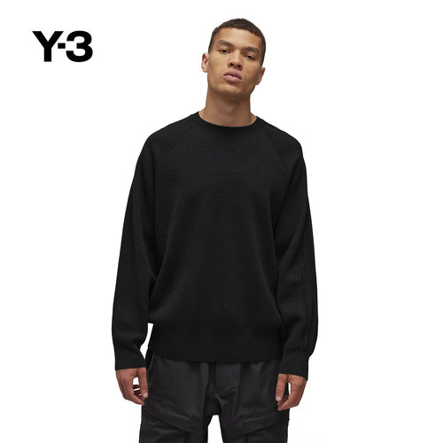 Y-3/Y3山本耀司男女同款时尚休闲纯色卫衣IW7483
