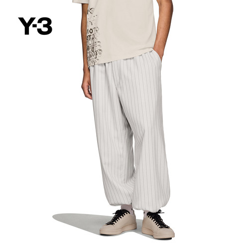 Y-3山本耀司春夏条纹运动长裤