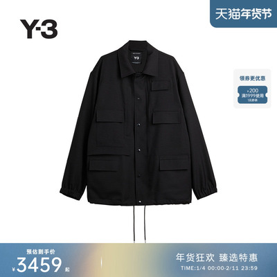 Y-3/Y3山本耀司2025秋季新品男士休闲时尚翻领夹克JX7291
