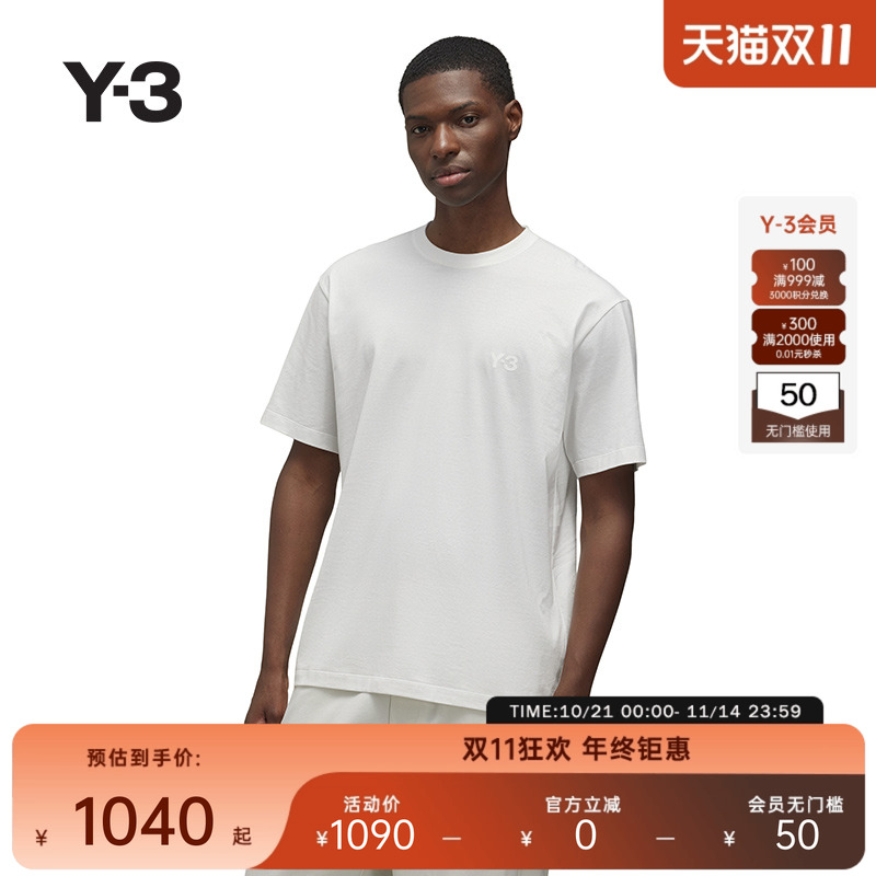 Y-3/Y3山本耀司2025秋季新品男女同款时尚休闲短袖T恤JD9829
