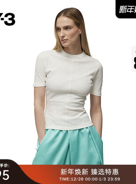 Y-3/Y3山本耀司春夏季女士休闲T恤圆领套头修身短袖IV7749